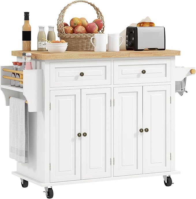 HOMCOM Kitchen Island Cart by HOMCOM