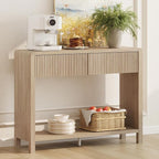 FATORRI Console Sofa Table, Wooden Entryway Table - Image 7