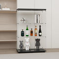 Display Cabinet with Glass Door and Lock, 3-Shelf Fast Installation Curio by glassdisplaycabinet