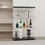 Display Cabinet with Glass Door and Lock, 3-Shelf Fast Installation Curio by glassdisplaycabinet