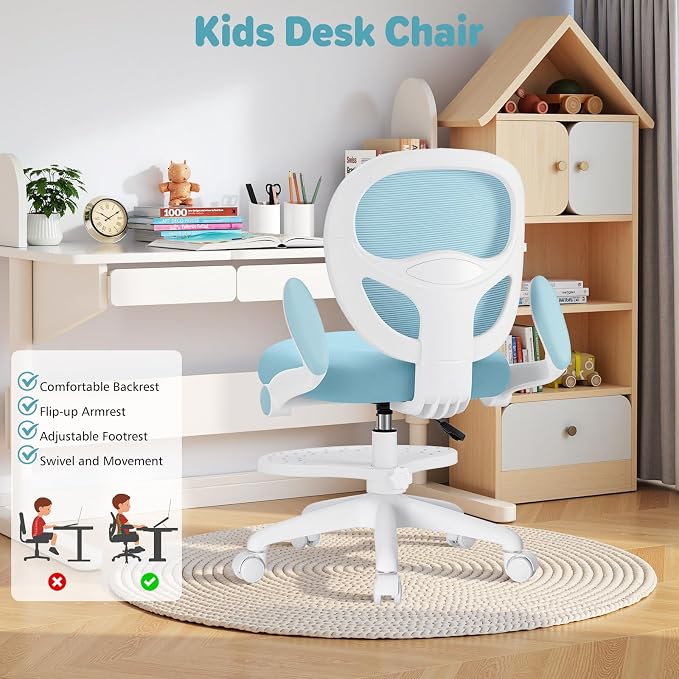 HOFFREE Kids Desk Chair Ergonomic Study Chair - Image 8