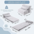 Tiita Convertible Folding Sofa Bed Single Size - Image 2