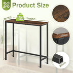 Sturdy Console Table with 98 lb Capacity, Stable Wobble-Free Design - Image 2