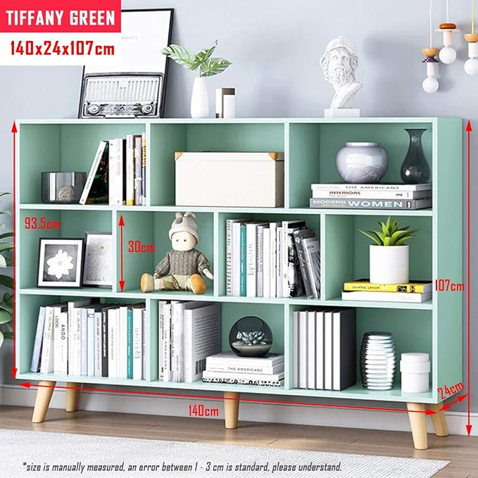 IOTXY Wooden Open Shelf Bookcase - Image 3