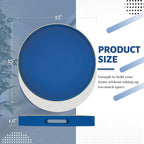 MAONAME 13" Blue Round Tray, Modern Decorative Trays - Image 2