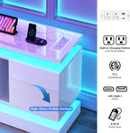 chartustriable 81IN LED TV Stands w/Power Outlet - Image 5