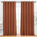 NICETOWN Blackout Room Divider Curtains 118 inches Long, Grommet Thermal Window by NICETOWN