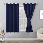 Blackout Curtains for Bedroom, 52 x 45 Inch, 2 Panels | Thermal Insulated & - Image 8