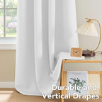 H.VERSAILTEX White Curtains 72 inches Long - Image 8