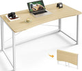 Huuger Folding Desk for Small Spaces, 39.3 Inch Foldable Computer Table by Huuger