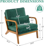 Karl home Mid Century Modern Accent Chair - Image 2