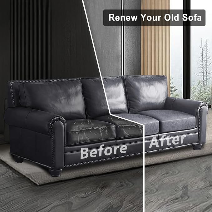 ANARACHON Leather Look Couch Cushion Covers Sofa Seat Slipcovers Sets Couches - Image 7