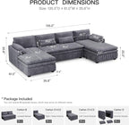 Belffin Large Modular Sectional Sofa - Image 2