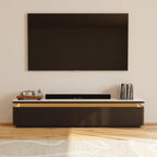 POVISON Fully Assembled 79" Mid-Century Modern TV Stand - Image 5