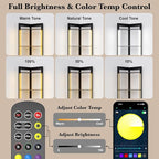 5-Tier Display Cabinet, RGBWIC LED Light, Remote & APP Control, Adjustable - Image 4