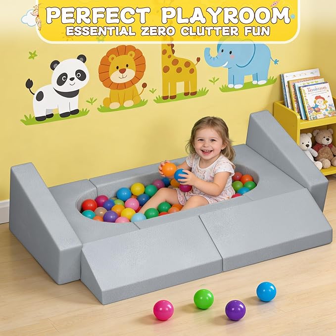 15pcs Unique Modular Kids Play Couch - Image 3