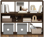 Furinno DALY Book Shelf, 8-Cube Bookshelf, Horizontal Cube Storage Organizer - Image 4