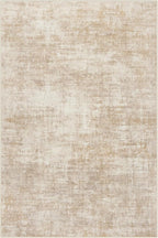 9x12 Area Rugs for Living Room: Washable Abstract Beige Badroom Carpet | - Image 2