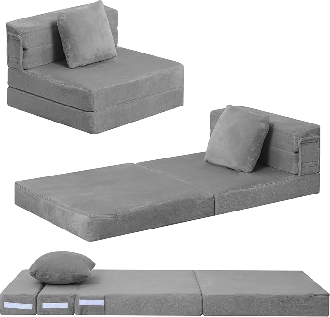 MeMoreCool Foldable Futon Chair Bed by MeMoreCool