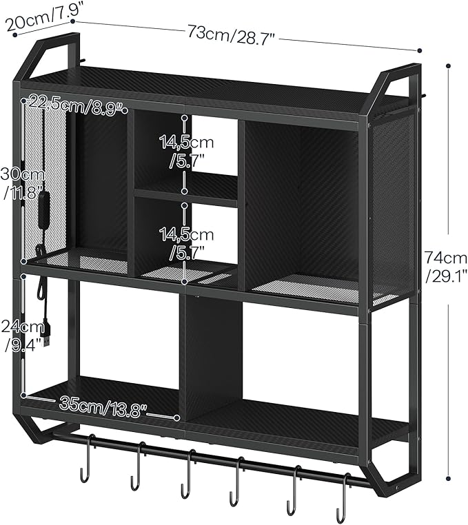 HOOBRO Gaming Floating Shelves - Image 3