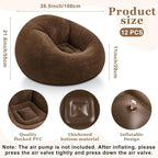 Realspring Inflatable Bean Bag Chairs Outdoor Blow up Camping Chairs Inflatable - Image 3