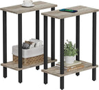 TUTOTAK Small Side Table, Narrow End Table, Skinny Sofa Table, Slim Nightstand by ChoosetutotakFurnitureBuildYourCozyHome
