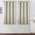 Light Beige Thermal Blackout Curtains/52 x 54 Inch/Set of 2 Panels Room by Lemomo