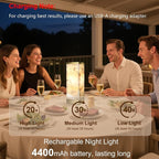 Scenekoy Alabaster Rechargeable Table Lamp - Image 4