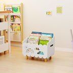 Wood Kids Bookshelf, Montessori Bookshelf, - Image 4