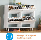 Shoe Cabinet Storage, Modern Freestanding Organizer - Image 3
