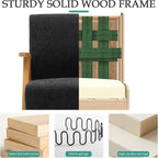2 Pcs Home Accent Chair Mid Century Modern Accent Chair - Image 4