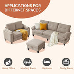5 Seat Sectional Sofa Set for Living Room Set - Image 5