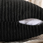MIULEE Black Decorative Throw Pillow Covers - Image 6