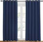 NICETOWN Blackout Navy Curtain Drape - Image 2