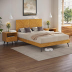 Bme Rhombus Queen Bed Frame – Solid Rubber Wood - Image 3