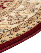 Rugs.com Aditi Collection Rug – 5x8 Oval Red Medium-Pile Rug Perfect - Image 9