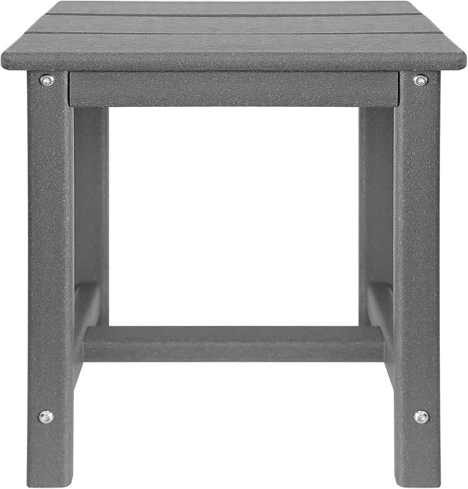 GARDENSTAR Adirondack Square Side Table, one-Tier Outdoor end Table, Patio Side - Image 8
