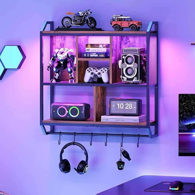 HOOBRO Gaming Floating Shelf - Image 2