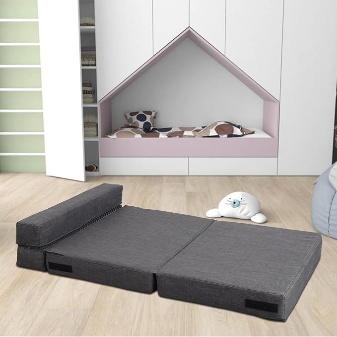 ANONER 60" Fold Sofa Bed Couch Memory Foam - Image 6