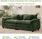 Oprisen 86" Modular Sectional Sofa, Comfy Cloud Couch Sectional Sofa, Chenille - Image 7