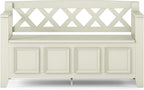 SIMPLIHOME Amherst Entryway Storage Bench - Image 5