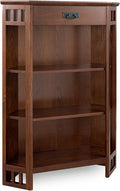 Leick Home 82263 Mission Mantel Height Corner Bookcase by LeickFurniture