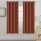 H.VERSAILTEX Solid Thermal Insulated Grommet Blackout Window Curtain Panels by HVERSAILTEX