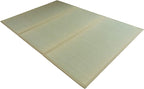 FULI Japanese Tatami Mattress, Foldable Igusa Rush Grass Tatami Rug, Natural by FULI