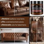 Leather Recoloring Balm and Scratch Repair Kit, Medium Brown Leather Restorer - Image 3