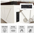 jimeimen Farmhouse Lift Top Coffee Table - Image 4
