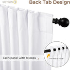 INOVADAY 100% Blackout Linen Curtains - Image 3