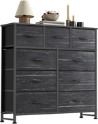 Sweetcrispy 9 Drawer Fabric Dresser Storage Tower by Sweetcrispy