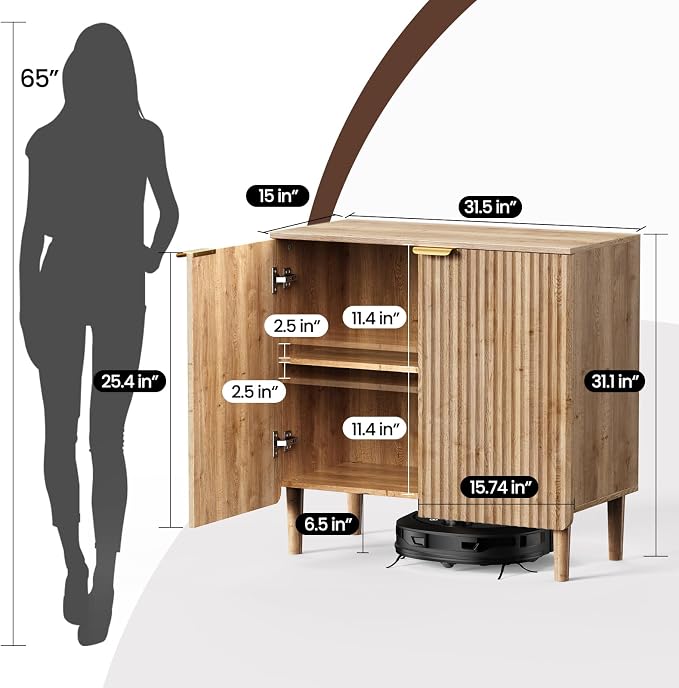 Sideboard Buffet Storage Cabinet - Image 2