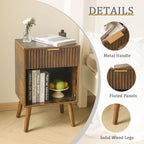 Fultyle Mid Century Modern Nightstand - Image 6